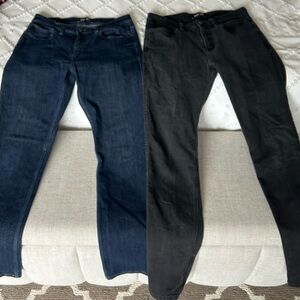 DU/ER BUNDLE! 2 pairs Men's Slim Fit Jeans - Dark Blue & Black